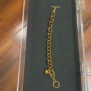 Juicy couture gold plated chunky chain bracelet